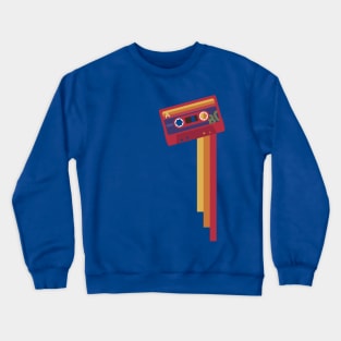 Retro 80s Cassette Crewneck Sweatshirt